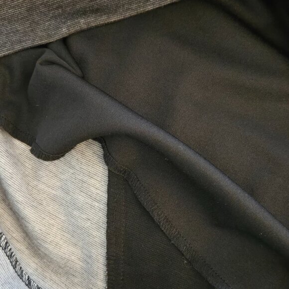 Laura Plus Grey & Black Jersey Knit Dress | Size 18 | Elbow Length Sleeve - Picture 7 of 9